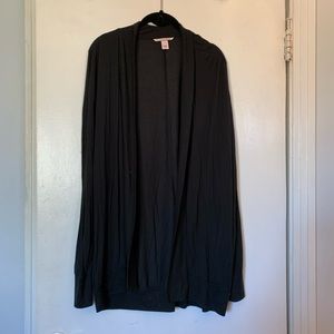 Victoria Secret long black cardigan